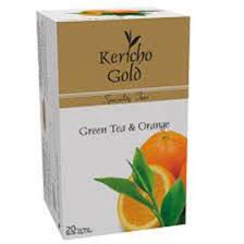 Kericho Gold Green Tea Lemon Orange Tea bag 12S 30G